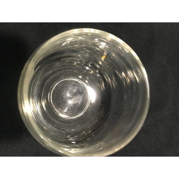 Clipper Roly Poly Scotch Clear Glass, Set/7, Etched Mad Men Style, Boat Vintage - Picture 5 of 6